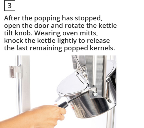 How to make popcorn step 3
